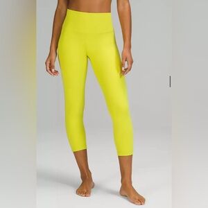 Lululemon align high rise crop  23” sz 14